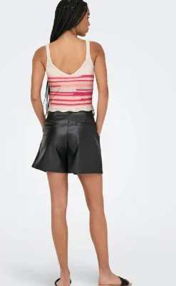 Clearance Top - Merida Life - Fuchsia Fedora Ecru/Papaya Punch T-shirts & Toppe