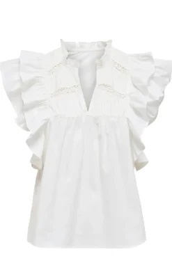 Discount Top - Sunny - Cloud Dancer T-shirts & Toppe