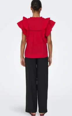 Online Top - Sunny - High Risk Red T-shirts & Toppe