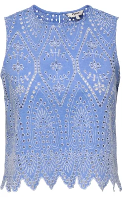 Top - Tulum - Blue Bonnet T-shirts & Toppe