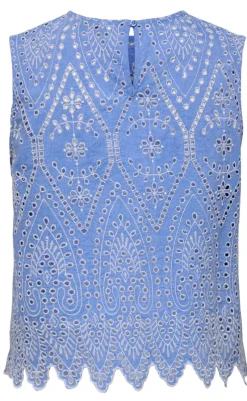 Top - Tulum - Blue Bonnet T-shirts & Toppe