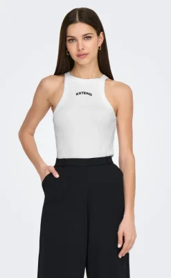 Discount Top - Val SL -  Bright White/Extend T-shirts & Toppe