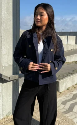 Discount Trenchcoat - April - Night Sky Jakker & Frakker|Alt Overtøj