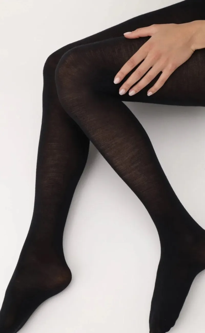 Sale Oroblu Strømpebukser - Nives Wool - Black Strømper & Strømpebukser|Strømpebukser