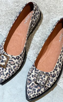 Discount Ballerina - Must S - Suede Leopard Brown Loafers & Ballerinaer