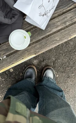 Clearance Loafers - Rudder-X - Leather Black Loafers & Ballerinaer