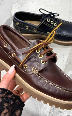 Discount Loafers - Rudder-X - Leather Brown Loafers & Ballerinaer