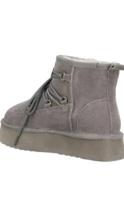 Discount Støvle - Dumble XL Lace - Grey Dark Støvler