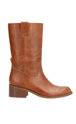 New Støvler - Martina - Leather Cognac Støvler