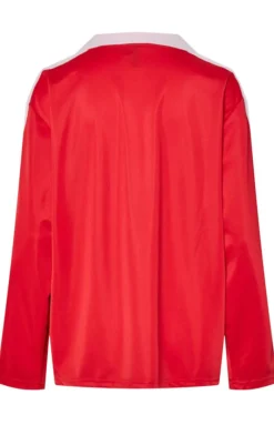 Discount Bluse - Grace - High Risk Red/Pink A Boo Stripe Bluser