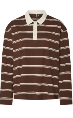 Sale Bluse - Sadie - Chicory Coffee/Cloud Dancer Bluser