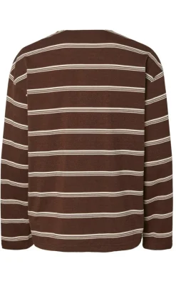 Sale Bluse - Sadie - Chicory Coffee/Cloud Dancer Bluser