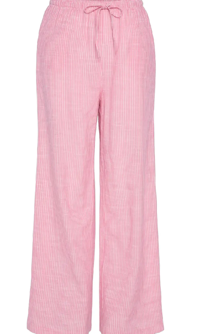 Discount Bukser - Apia - Pink Lemonade/Bright White Bukser & Jeans