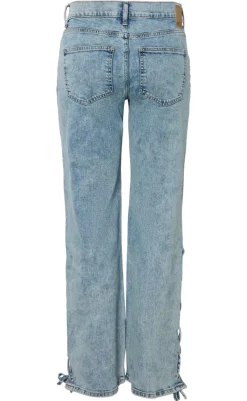 Online Bukser - Fenda MW Straight - Light Blue Denim Bukser & Jeans