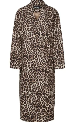 Sale Frakke - Savannah Long - Black/Leo Jakker & Frakker|Alt Overtøj