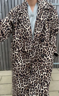 Sale Frakke - Savannah Long - Black/Leo Jakker & Frakker|Alt Overtøj