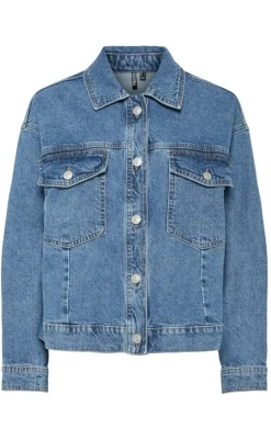 Clearance Jakke - Elma - Medium Blue Denim Jakker & Frakker|Alt Overtøj