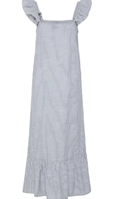 Best Kjole - Apia - Coronet Blue/Bright White Kjoler