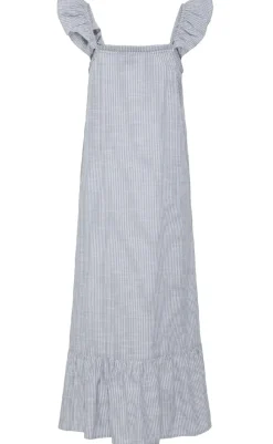 Best Kjole - Apia - Coronet Blue/Bright White Kjoler