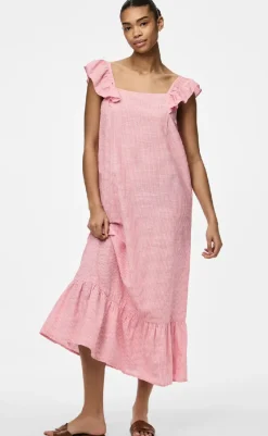 Kjole - Apia - Pink Lemonade/Bright White Kjoler