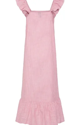 Kjole - Apia - Pink Lemonade/Bright White Kjoler