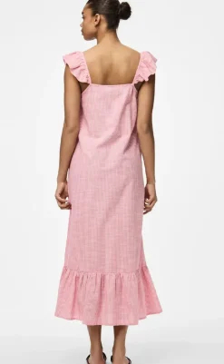 Kjole - Apia - Pink Lemonade/Bright White Kjoler