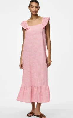 Kjole - Apia - Pink Lemonade/Bright White Kjoler