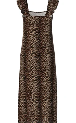 Outlet Kjole - Flora Flounce - Black Leo Kjoler