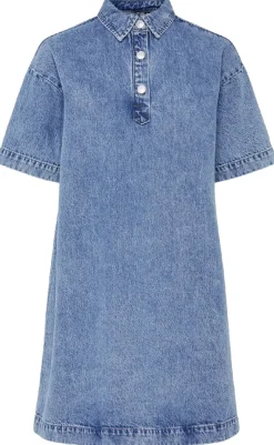 Outlet Kjole - Kenya - Medium Blue Denim Kjoler