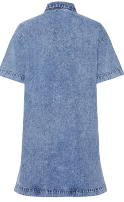 Outlet Kjole - Kenya - Medium Blue Denim Kjoler