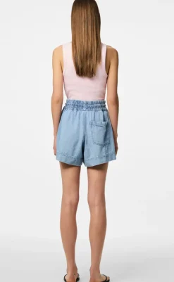 Online Shorts - Flora - Light Blue Denim Shorts