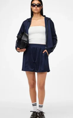 Clearance Shorts - Grace Track - Navy Blazer Shorts|Blazere & Indejakker
