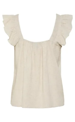 New Top - Pia - Birch Melange T-shirts & Toppe