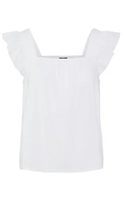 Online Top - Pia - Bright White T-shirts & Toppe