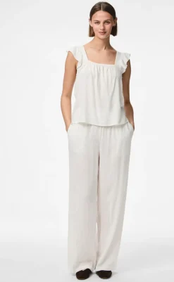 Online Top - Pia - Bright White T-shirts & Toppe