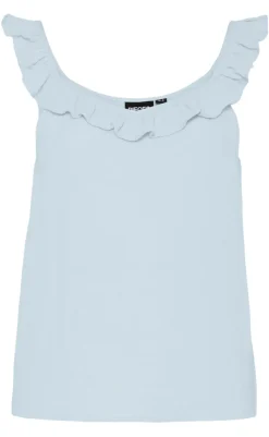 Top - Sastina - Cashmere Blue T-shirts & Toppe