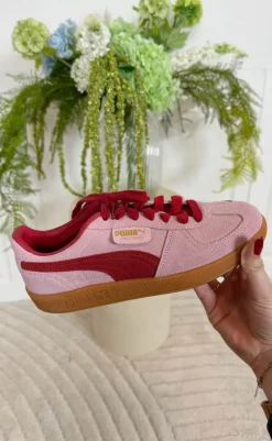 Best Sneakers - Palermo - Rose Mauve/Dark Crimson Sneakers