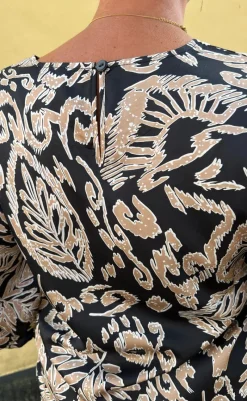 Sale Bluse - Chili - Brown Leaf Bluser