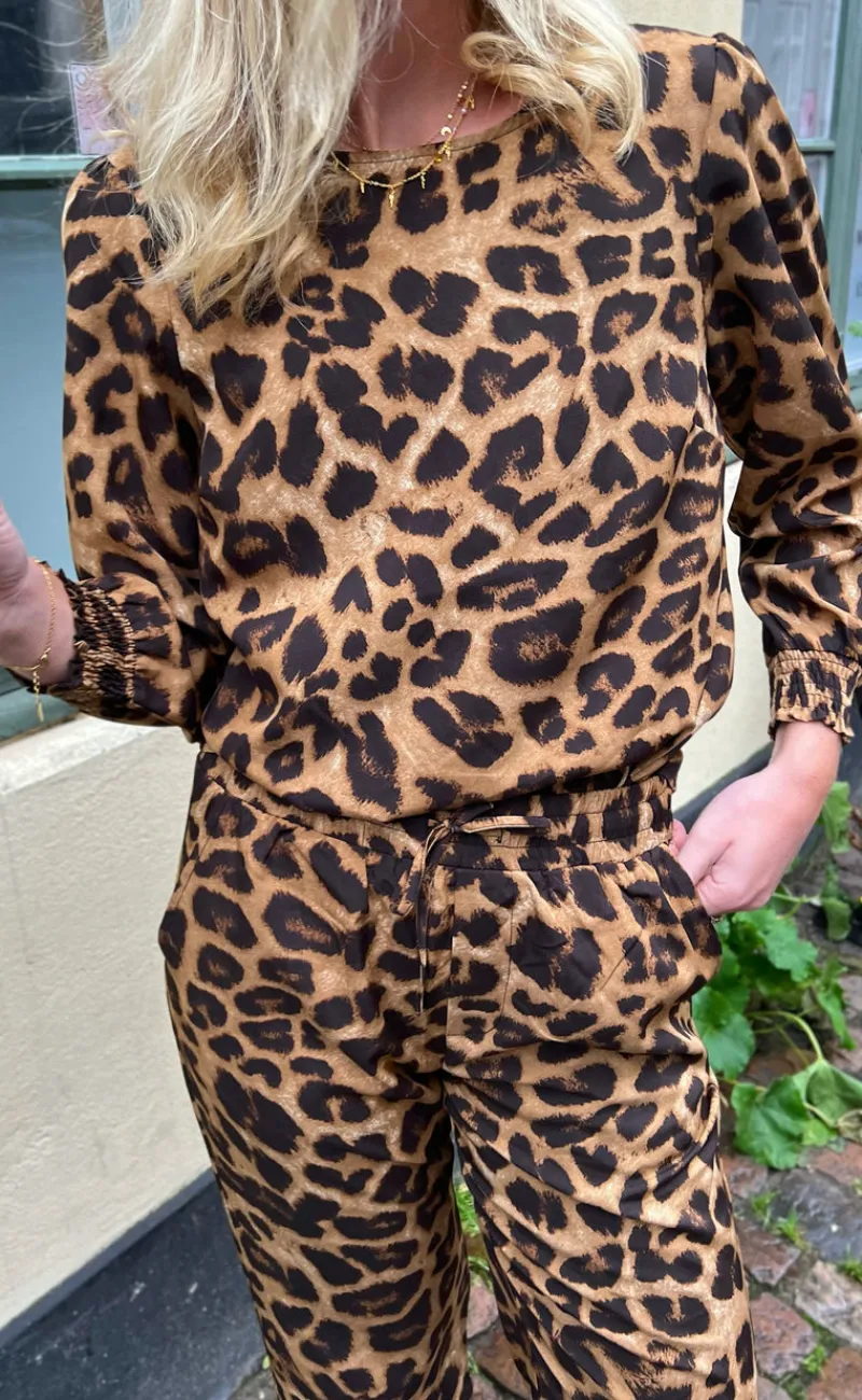 Outlet Bluse - Chili - Leopard Bluser