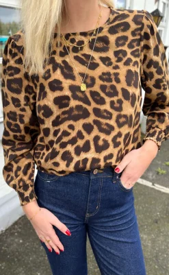 Outlet Bluse - Chili - Leopard Bluser