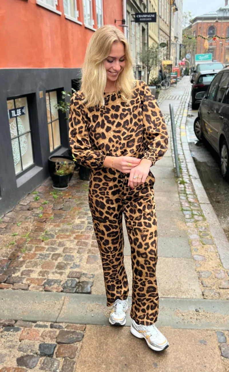 Outlet Bluse - Chili - Leopard Bluser