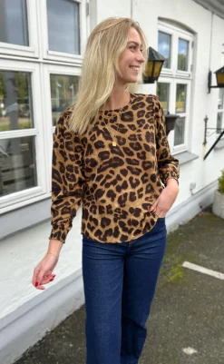 Outlet Bluse - Chili - Leopard Bluser