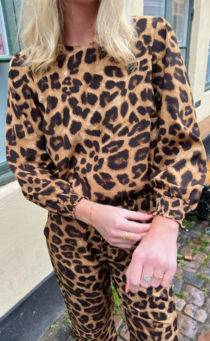 Outlet Bluse - Chili - Leopard Bluser