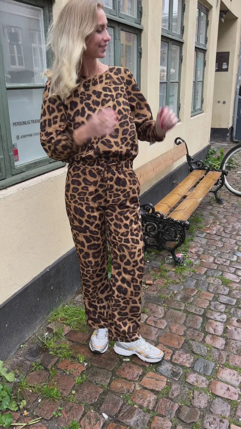 Outlet Bluse - Chili - Leopard Bluser