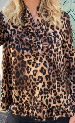 Bluse - Pia - Leopard Bluser