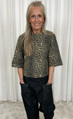 Hot Bluse - Lara - Leopard Bluser