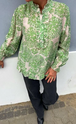Outlet Bluse - Pia - Green Dream Bluser