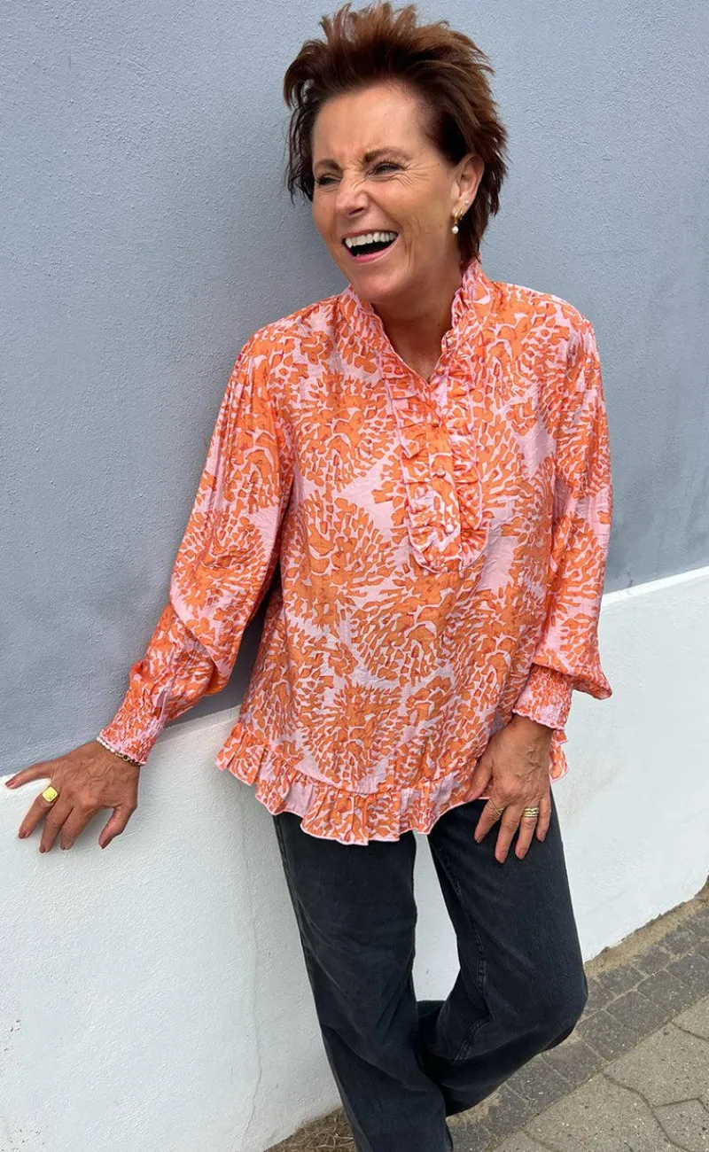 New Bluse - Pia - Orange Dream Bluser
