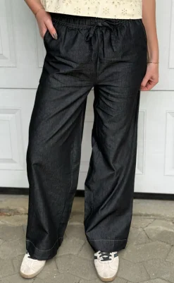 Clearance Bukser - Detia - Black Denim Bukser & Jeans