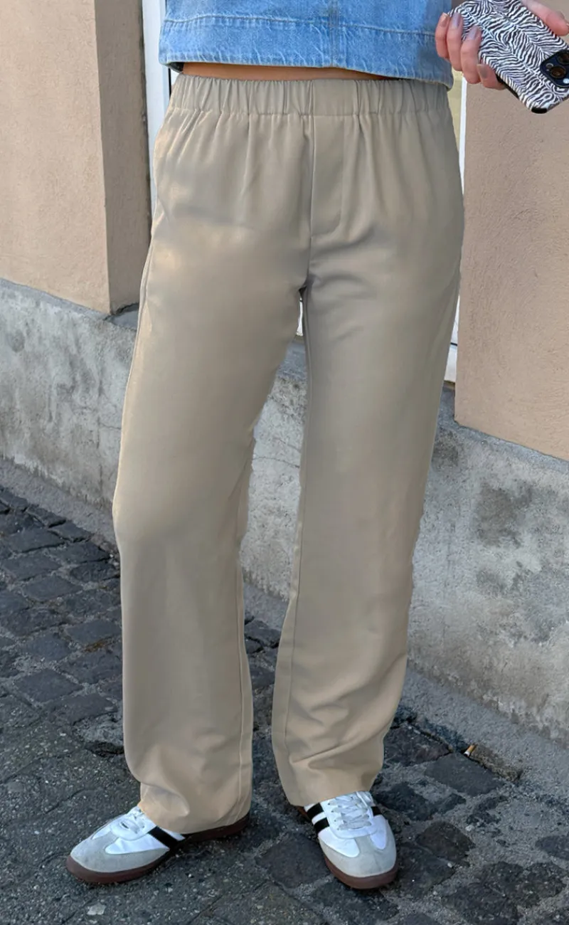 Online Bukser - Liva - Latte Bukser & Jeans